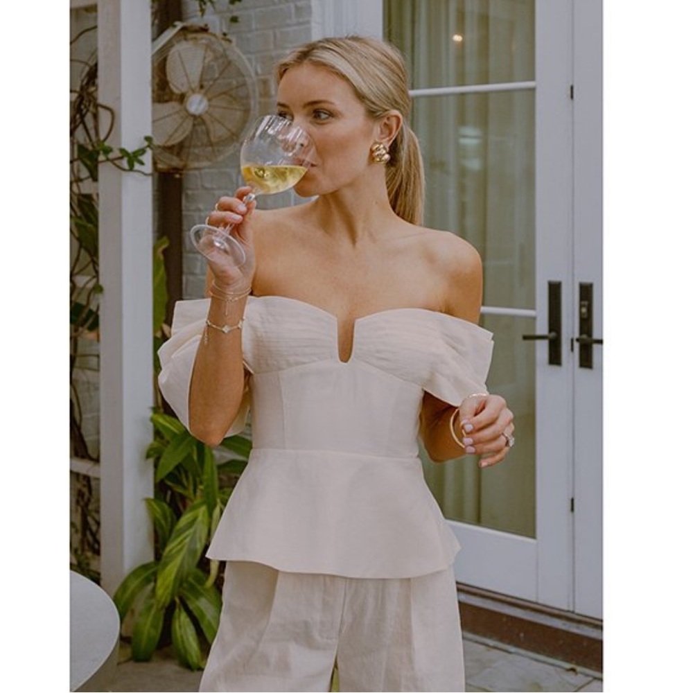 NWT Antonio Melani x Style by Simkins Coordinating Lynn Linen Blend Top - Picture 11 of 16
